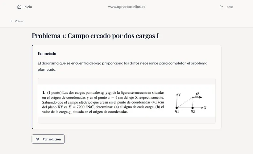 Estructura de problemas tipo de física